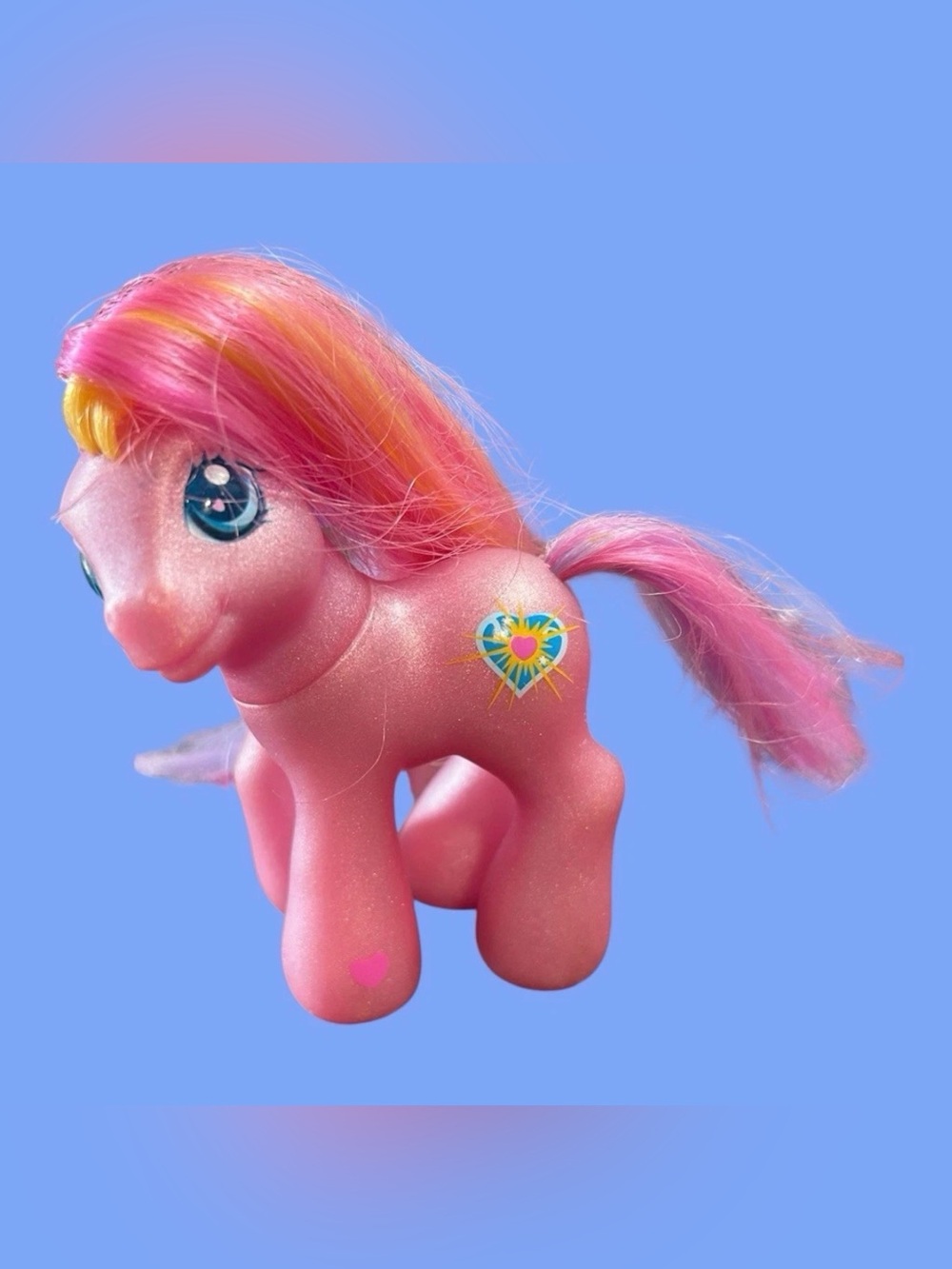 Vintage 2002 My Little Pony MLP G3 Baby Pink Sunsparkle (CT)